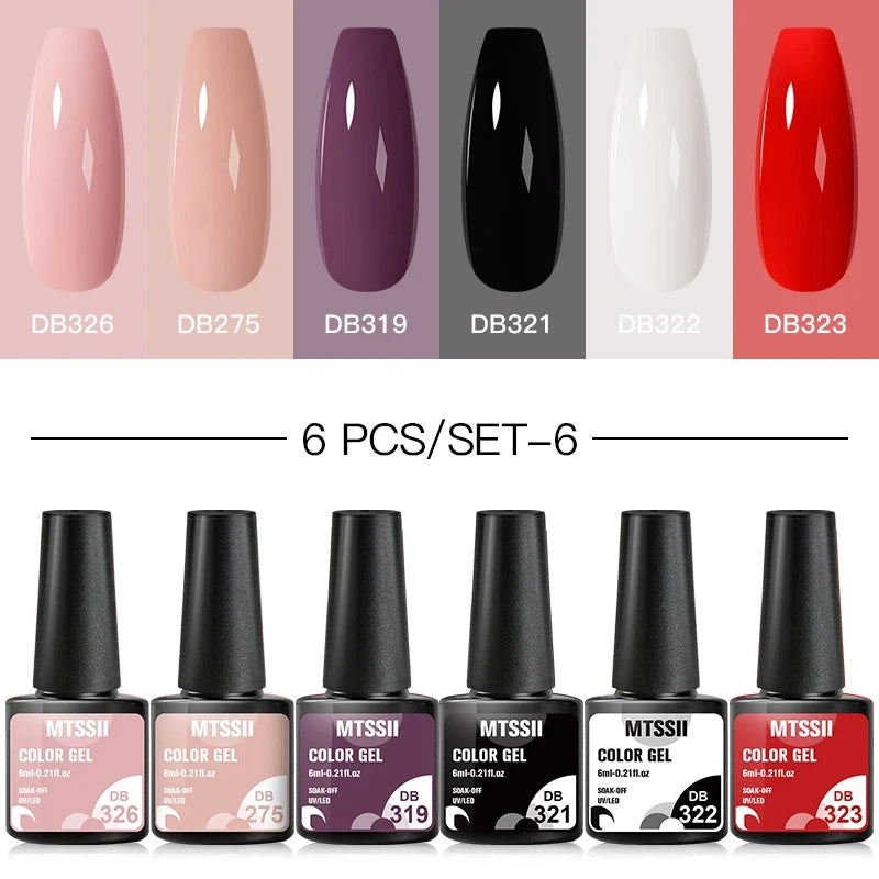 +50 Colecciones de 6 Esmaltes Semipermanentes MTSSII