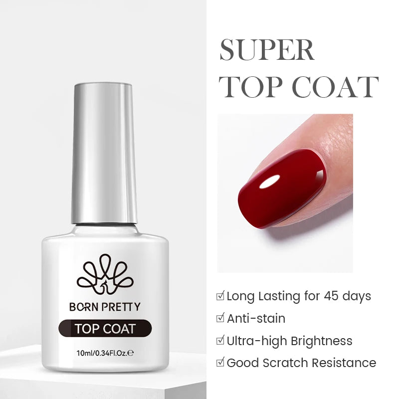 BORN PRETTY 6 Colors UV Magnetic Nail Polish