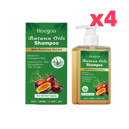 HOEGOA Champú restaura el cabello dañado hidrata y fortalece el cuero cabelludo