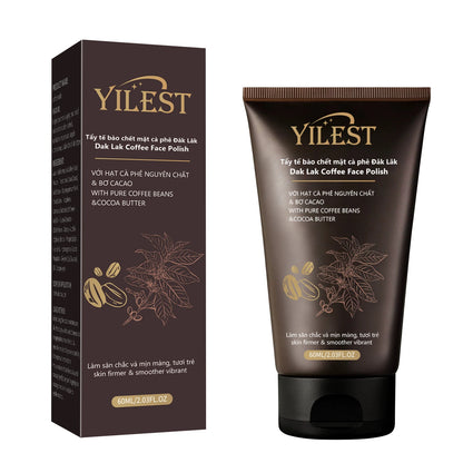 Exfoliante facial con estractos de café y cacao YILEST