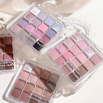 Paleta de Sombras de XIAOYUMI 16 Colores.