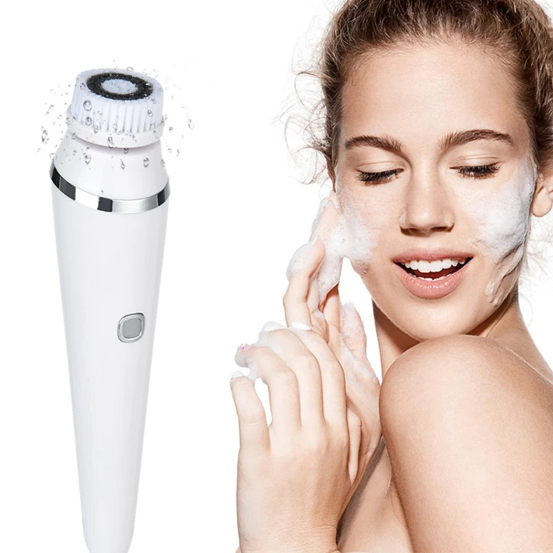 Dispositivo eléctrico multifunción para limpieza facial