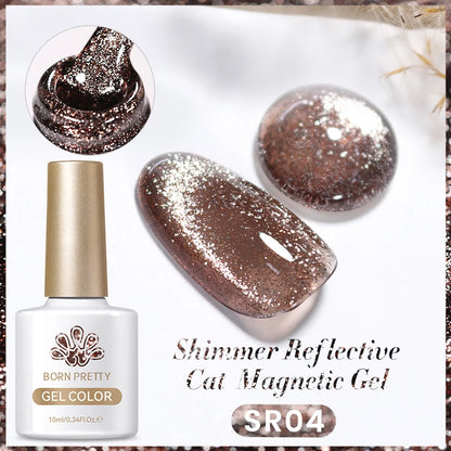 BORN PRETTY 6 Colors UV Magnetic Nail Polish