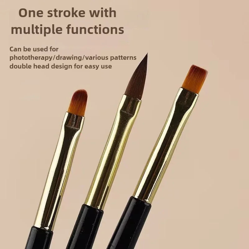 Manicure brushes.