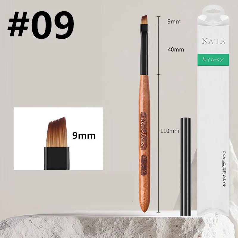 Manicure brushes.
