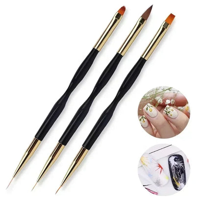 Manicure brushes.