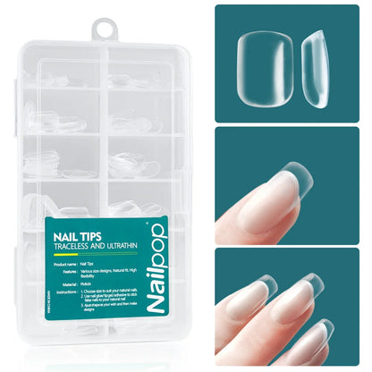 Uñas Postizas Nailpop 120pcs/box Gel X