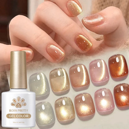 BORN PRETTY 6 Colors UV Magnetic Nail Polish