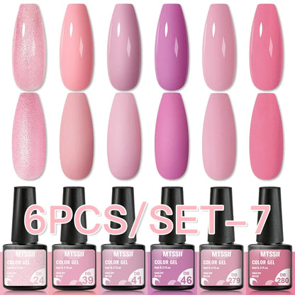 +50 Colecciones de 6 Esmaltes Semipermanentes MTSSII