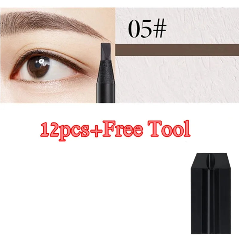 Set of 12 DANNYHOO Eyebrow Pencils