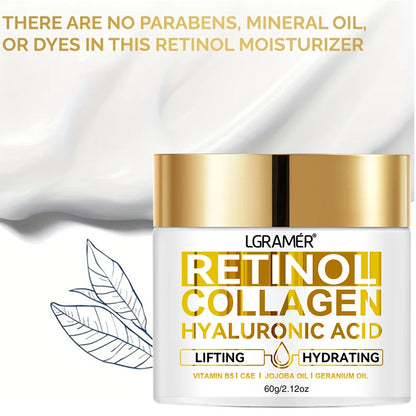 Crema Facial Antienvejecimiento con Retinol LGRAMER