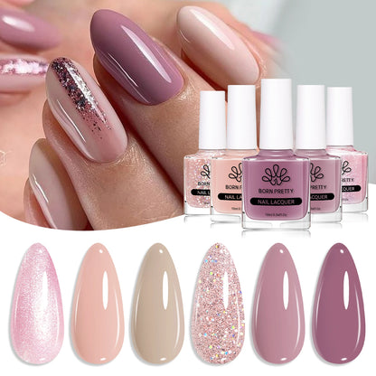 BORN PRETTY 3 Sets Air Dry Nail Polish