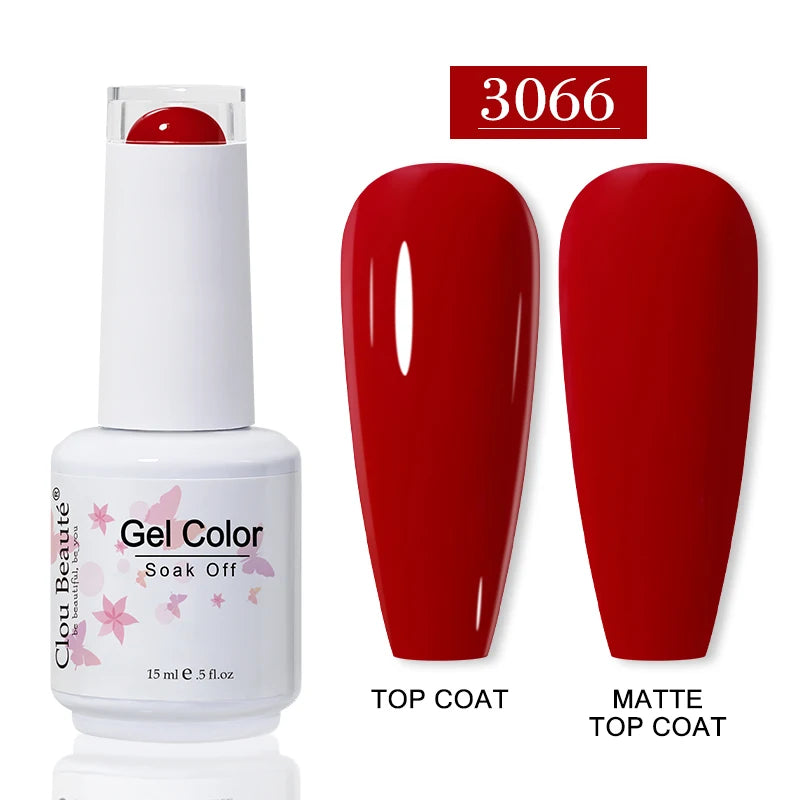 CLOU BEAUTE 30 colores de esmalte en gel de secado UV