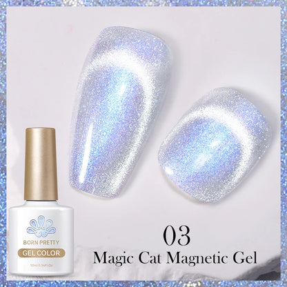 BORN PRETTY 6 Colors UV Magnetic Nail Polish