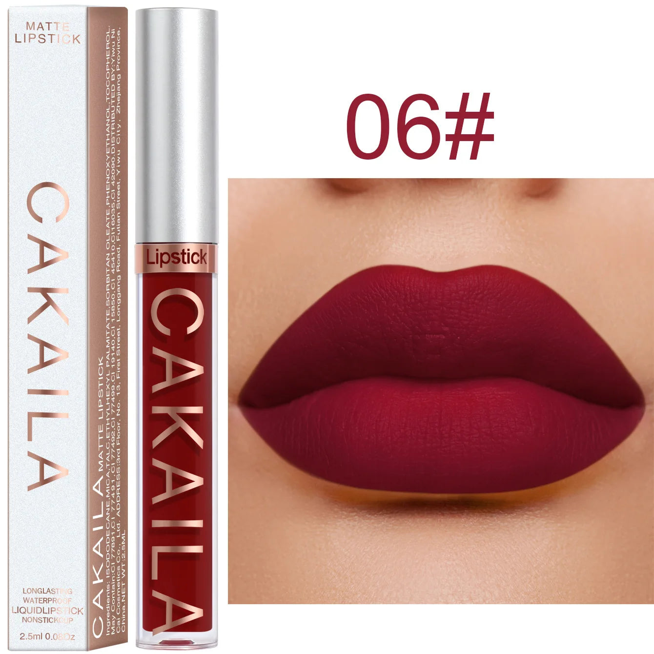 Liquid lipstick.