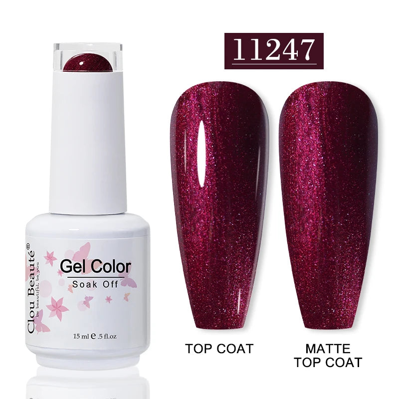 CLOU BEAUTE 30 colores de esmalte en gel de secado UV