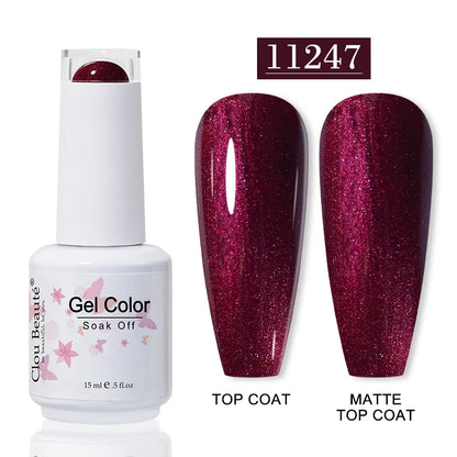 CLOU BEAUTE 30 colores de esmalte en gel de secado UV
