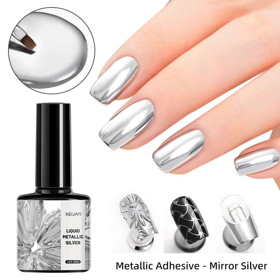 XEIJAYI Mirror Silver Metallic Polish