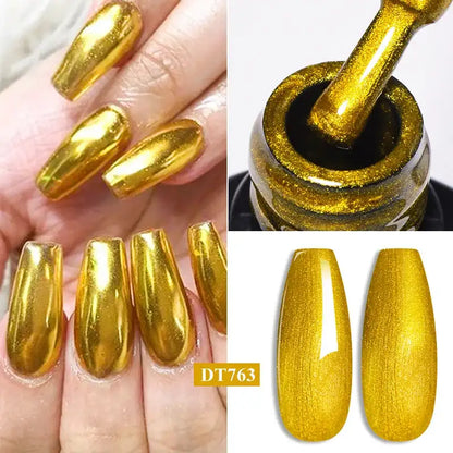 Esmaltes metálicos en gel MEET ACROSS