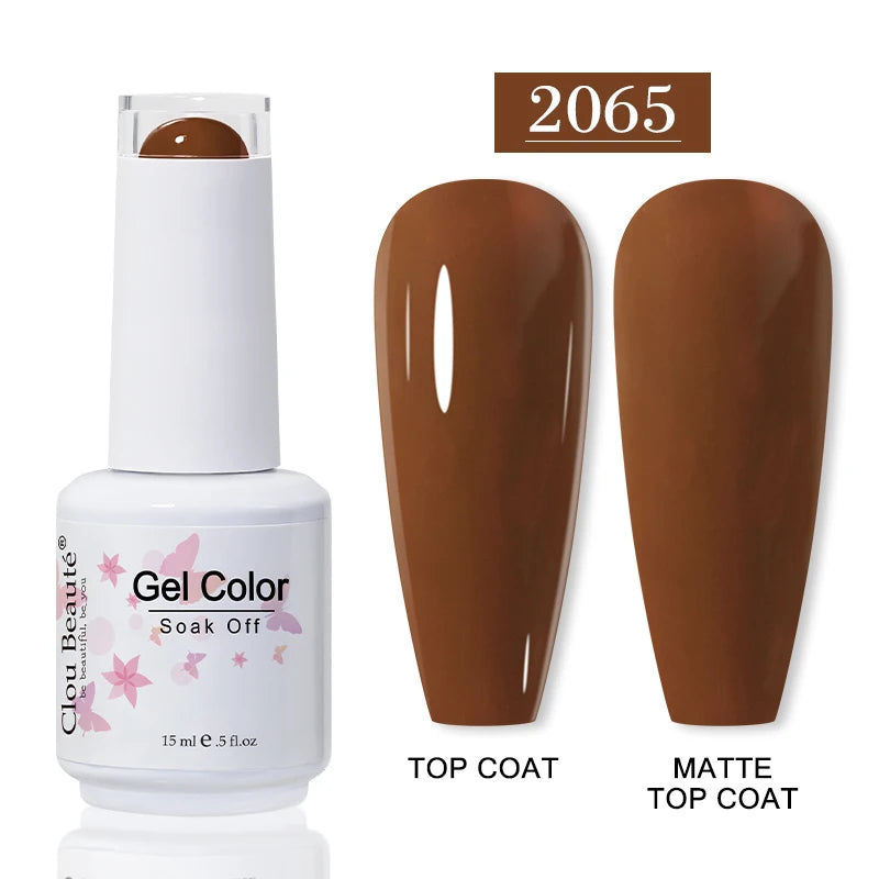 CLOU BEAUTE 30 colores de esmalte en gel de secado UV