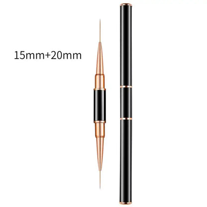Manicure liner brushes.