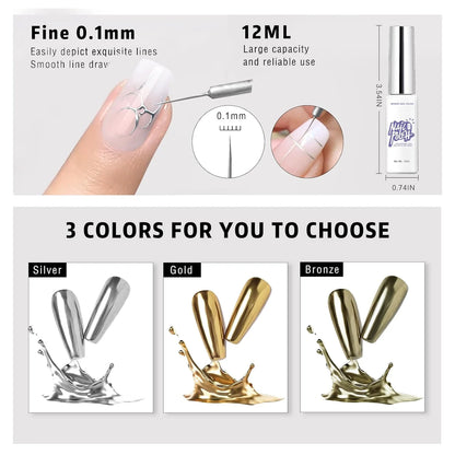 6 COWSAR Metallic Polishes and Eyeliners