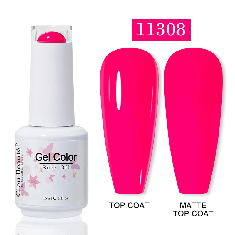 CLOU BEAUTE 30 colores de esmalte en gel de secado UV