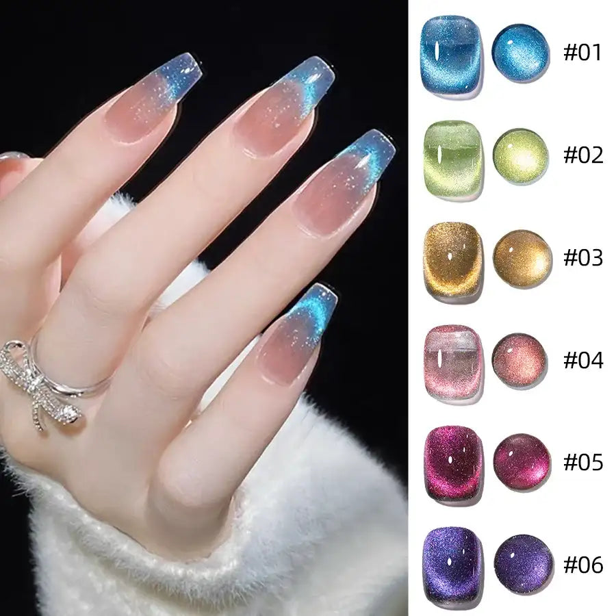 Set de 6 Esmaltes magnéticos XEIJAYI