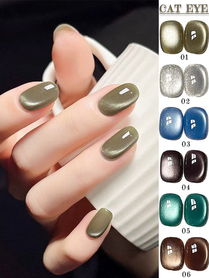 MIANEL magnetic cat eye nail polishes