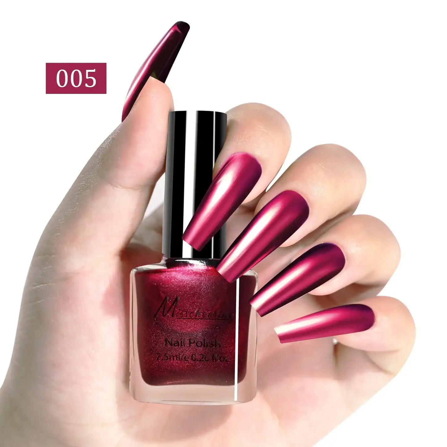 12 Esmaltes metálicos Misscheering