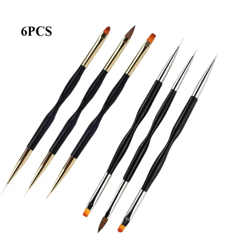 Manicure brushes.