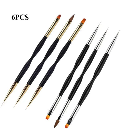 Manicure brushes.