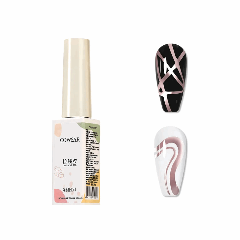 6 Esmaltes metálicos COWSAR y delineadores