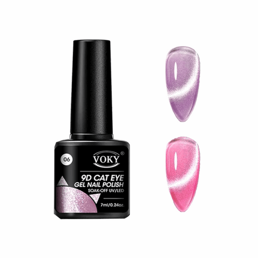 Sets de 6 esmaltes magnéticos VOKI 9D CAT EYE