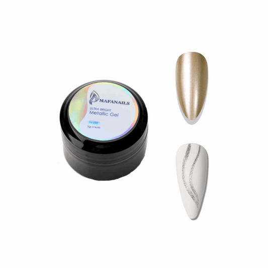 Esmaltes metálicos en gel MAFANAILS