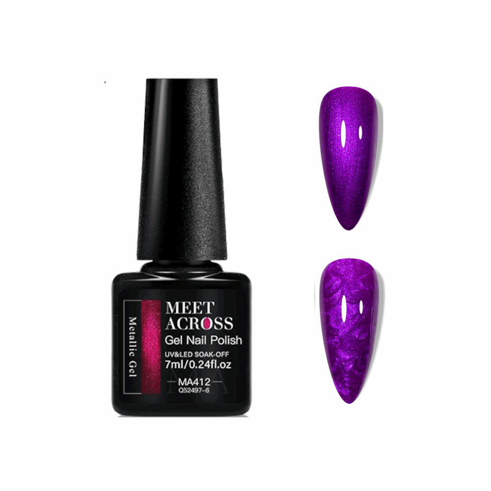 9 Esmaltes metálicos MEET ACROSS