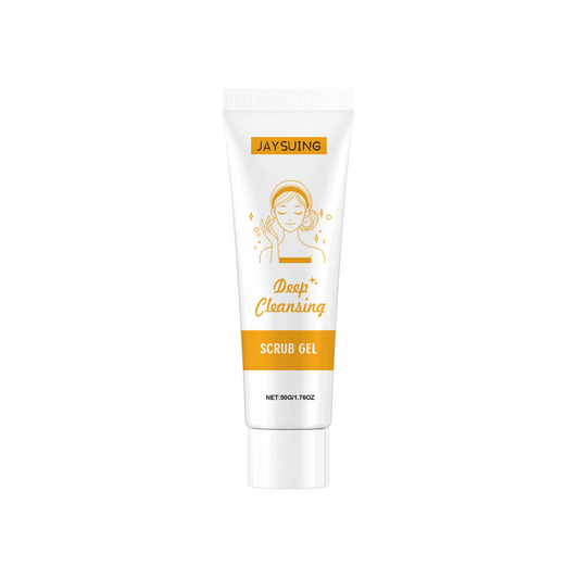 Facial gel scrub, deep cleansing.