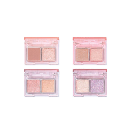 8 Paletas de Sombras JADED de 2 Colores.