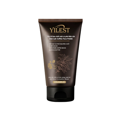 Exfoliante facial con estractos de café y cacao YILEST