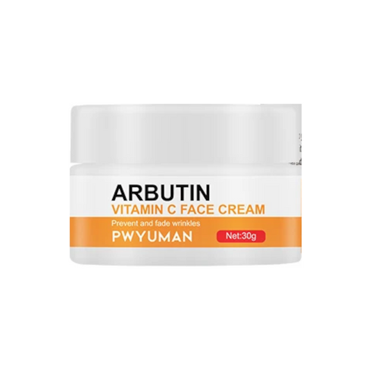 Facial cream with vitamin C and ARBUTIN