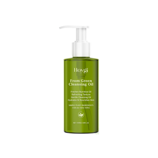 Aceite de  limpieza facial, hecho de ingredientes vegetales