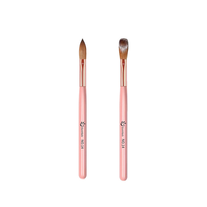 Pinceles para manicura y pedicura.