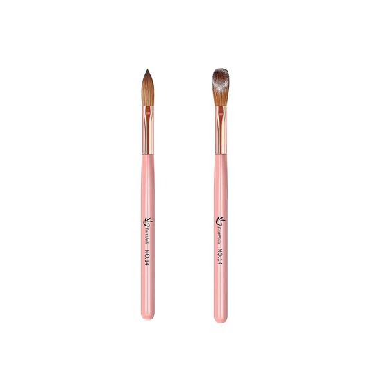 Pinceles para manicura y pedicura.