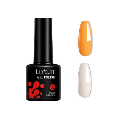 LILYCUTE Set of 12 Gel Polishes 7ML - Macaron Tones Semi Permanent UV