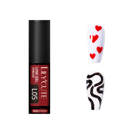 LILYCUTE 7 esmaltes en gel delineador
