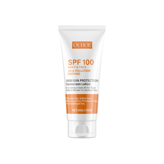 Crema con protección solar SPF100 OUHOE