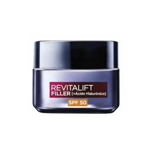 L'Oréal Paris Revitalift Filler SPF50 Firming Cream.