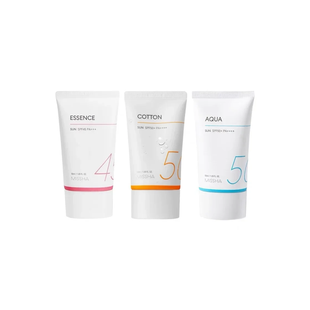 Protección solar SPF50+ MISSHA (coreana)