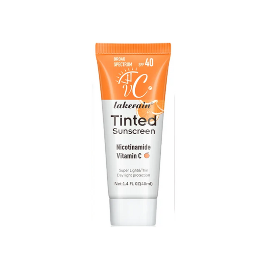 Protector solar con color para el rostro con nicotinamida y vitamina C SPF40+