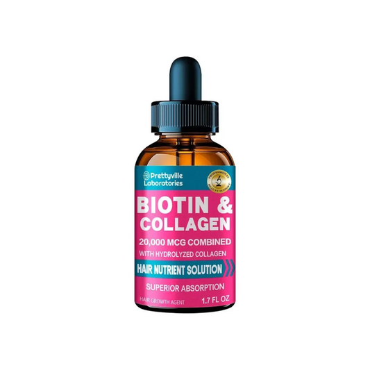 Biotina y colágeno en gotas para el cabello Prettyville